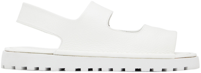 Marsèll White Gomme Sanpomice Sandals In Optical White