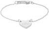 GUCCI SILVER TRADEMARK HEART BRACELET