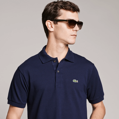 Lacoste Men's Big Fit L.12.12 Polo - 2xl Big In Blue