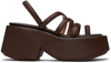 MARSÈLL BROWN ZEPPO SANDALS