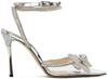 Mach&mach Transparent Double Bow 110 Heels In Pvc