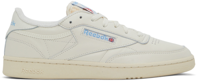 Reebok Club C 85 Vintage Leather Sneakers In White