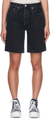 Re/done 90s Comfy Short In Shaded Black