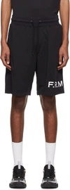 Frame Black American Basketball Shorts In Noir