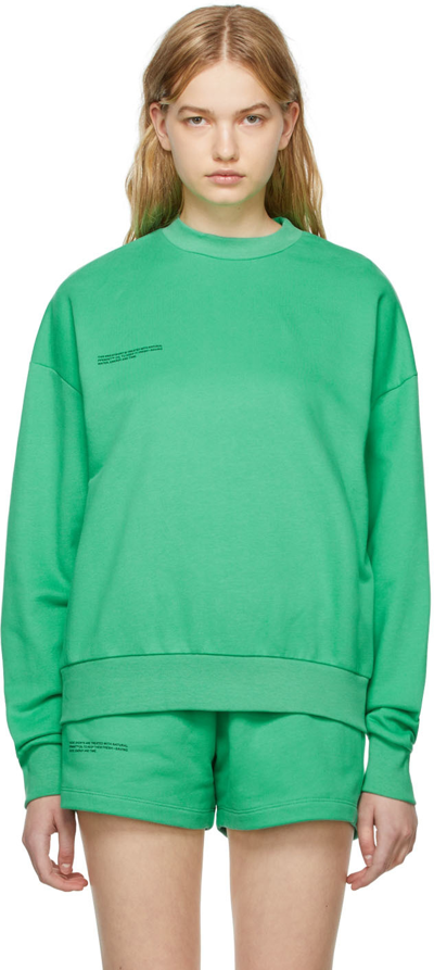 Pangaia Green 365 Sweatshirt In Jade Green