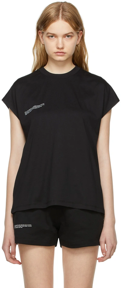 Pangaia Black Organic Cotton T-shirt