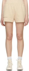 Pangaia Womens 365 Midweight Shorts — Sand In Neutral