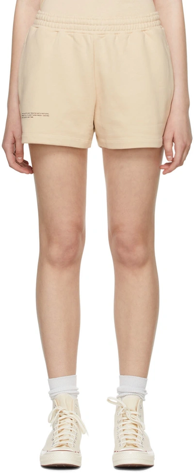 Pangaia Womens 365 Midweight Shorts — Sand In Neutral