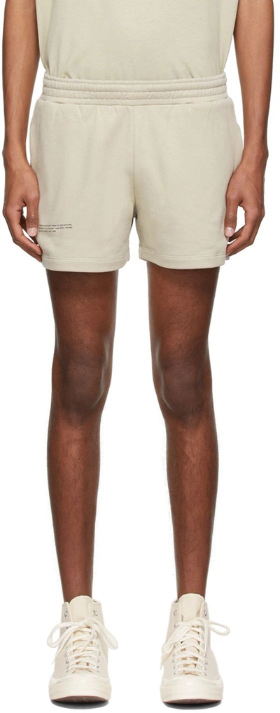 Pangaia Taupe 365 Shorts In Stone