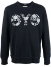 Junya Watanabe Navy Reigning Champ Edition Cotton Sweatshirt In Black