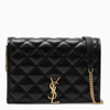 SAINT LAURENT BLACK SMALL BECKY SHOULDER BAG