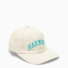 HARMONY PARIS CREAM LOGO-EMBROIDERY BASEBALL CAP