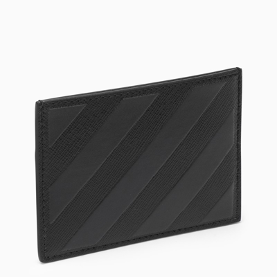 Off-white Diag-print Black Cardholder