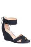 Cl By Laundry Canty Wedge Sandal In Black