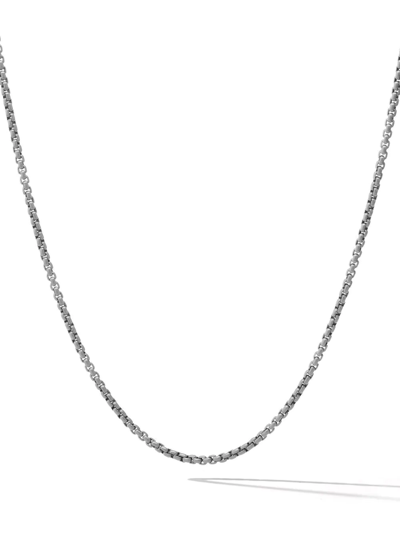 David Yurman Sterling Silver Box Chain Necklace