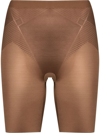 Spanx Thinstincts 2.0 Mid-thigh Shorts In Chestnut Brown
