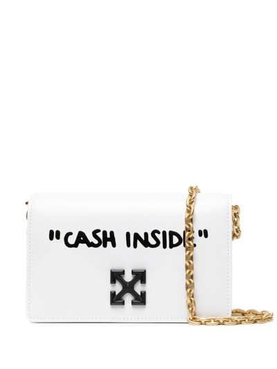 Off-white Jitney 0.5 Crossbody Bag In White