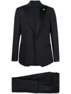 Lardini Single-breasted Two-piece Suit In Blue
