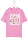 MARNI LOGO-PRINT CREW-NECK T-SHIRT