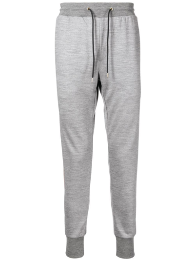Paul Smith Wool Track Pants In Grey