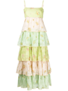ALEMAIS CLEMENTINE TIERED DRESS