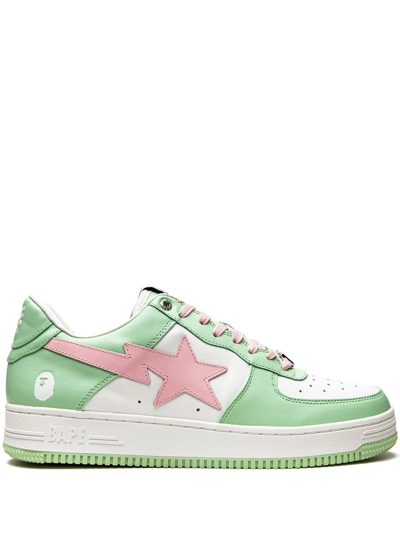 A Bathing Ape Bape Sta M2 Low-top Sneakers In White