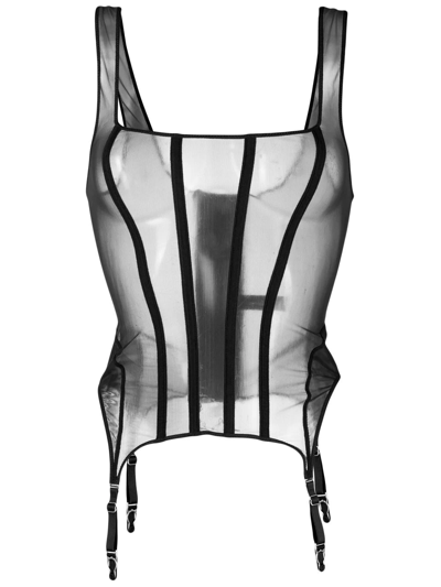 Maison Close L'amoureuse Combination Corset In Black