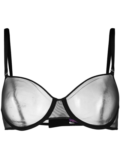 Maison Close L'amoureuse Soutien Gorge Corbeille Bra In Purple