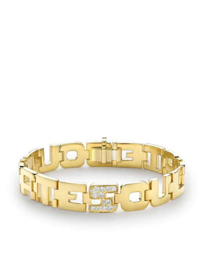 Pragnell 18kt Yellow Gold Soulmate Diamond Bracelet