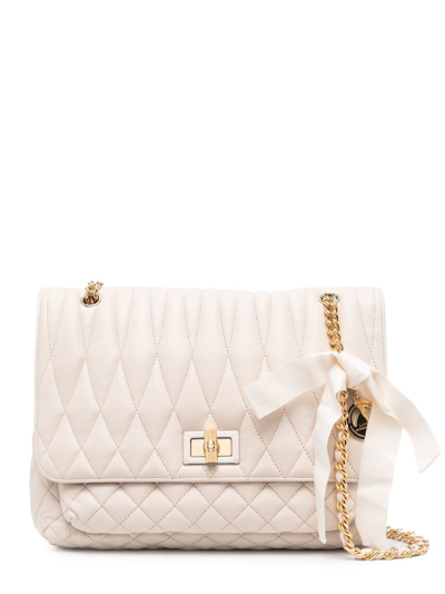 Lanvin Happy Mm Shoulder Bag In Neutrals