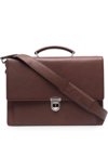 ASPINAL OF LONDON CITY LEATHER LAPTOP BAG