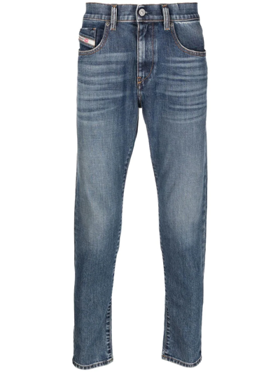 Diesel D-strukt Slim-cut Jeans In Blue