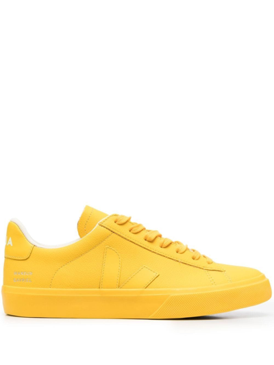 Veja X Mansur Gavriel Campo Tonal Low-top Sneakers In Yellow