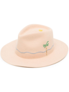 NICK FOUQUET ROYAL PALM FEDORA HAT