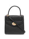 Delage Freda Leather Tote Bag In Black
