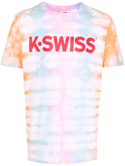 Stain Shade K-swiss Tie-dye T-shirt In Multicolour