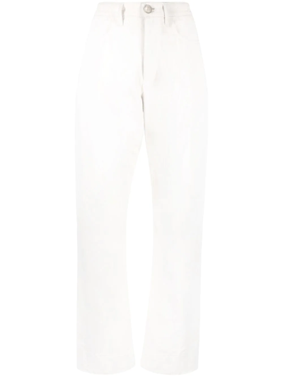 Jil Sander Sport Workwear Loose-fit Trousers In White