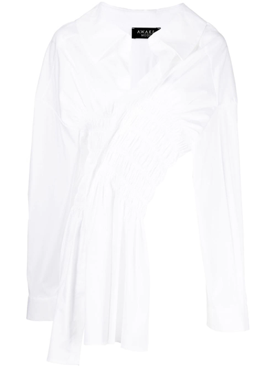 A.w.a.k.e. 长袖衬衫 In White