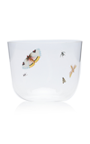 GIAMBATTISTA VALLI HOME PAINTED GLASS WATER TUMBLER