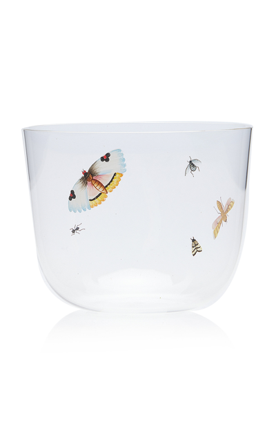 Giambattista Valli Home Painted Glass Water Tumbler In Multi