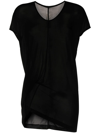 Rick Owens Logo-print Oversized T-shirt In Black
