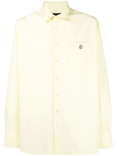 Botter Plain Long-sleeve Shirt In Yellow