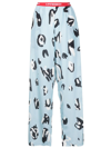 CHARLES JEFFREY LOVERBOY ABSTRACT-PRINT LOGO-WAIST TROUSERS