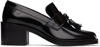 Maison Margiela Tabi Tassel-detail Leather Loafers In T8013 Black