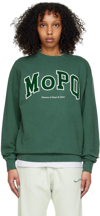 MUSEUM OF PEACE AND QUIET GREEN COTTON SWEATSHIRT