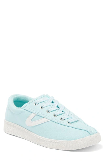 Tretorn 'nylite' Sneaker In Mint White Striped