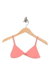 Vyb Eye Candy Triangle Bikini Top In Red