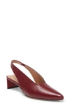 Mansur Gavriel Slingback Mule In Claret