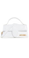 Jacquemus Leather Le Grand Bambino Shoulder Bag In White