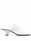 BY FAR BY FAR WOMEN'S WHITE LEATHER SANDALS,22CRFRKMWHVWH 40
